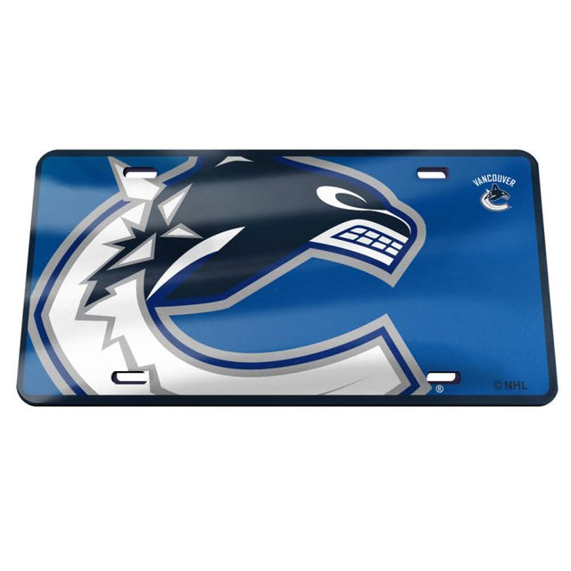 Vancouver Canucks MEGA Specialty Acrylic License Plate