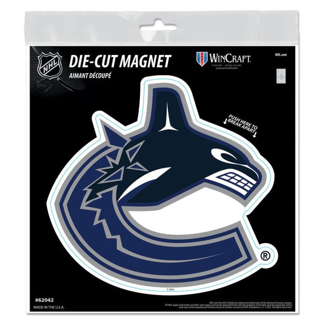 Imanes para exteriores de Vancouver Canucks de 6" x 6"