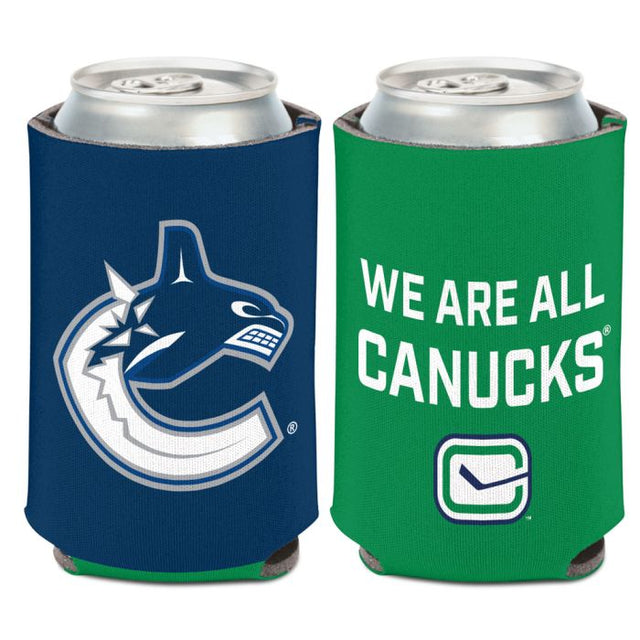 Enfriador de lata con eslogan de Vancouver Canucks, 12 oz.