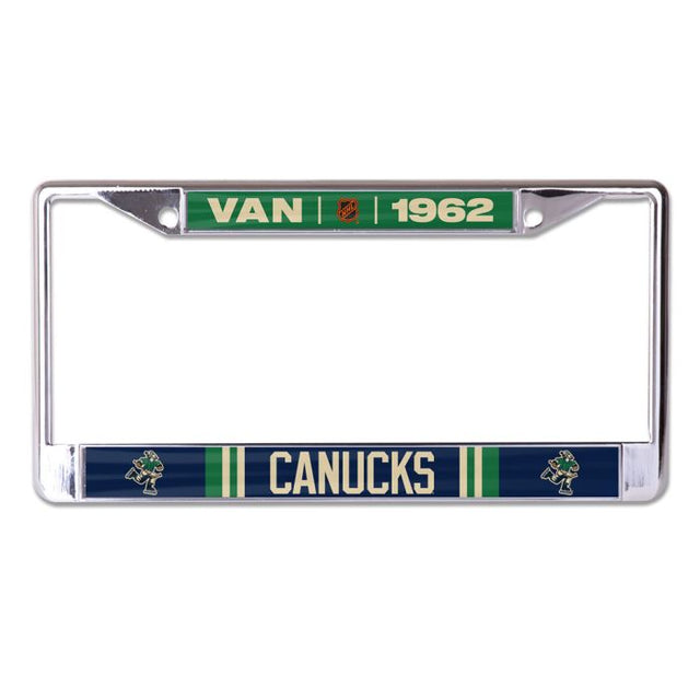 Vancouver Canucks Special Edition Lic Plt Frame S/L Printed