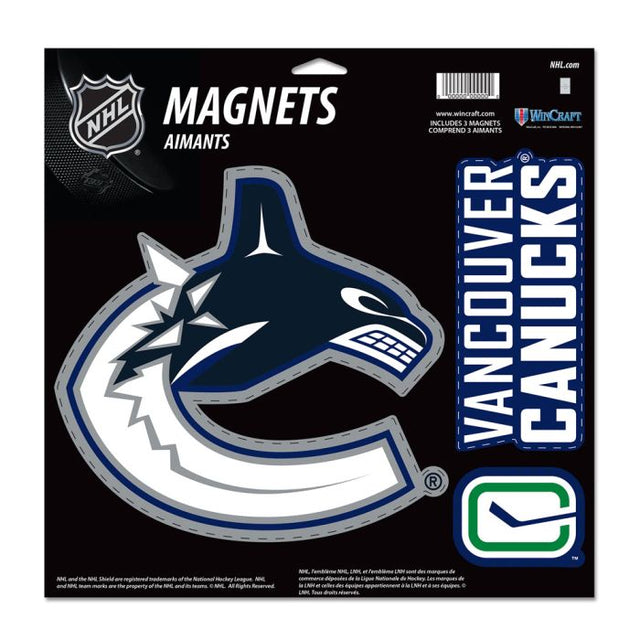 Imán de vinilo de los Vancouver Canucks de 11" x 11"