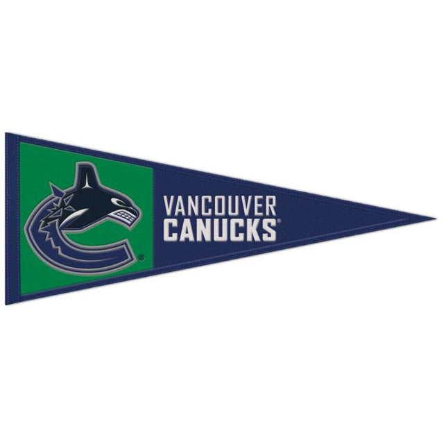 Vancouver Canucks Wool Pennant 13" x 32"