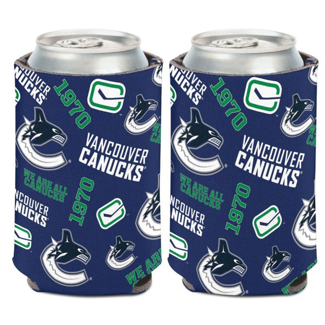 Vancouver Canucks scatter Can Cooler 12 oz.