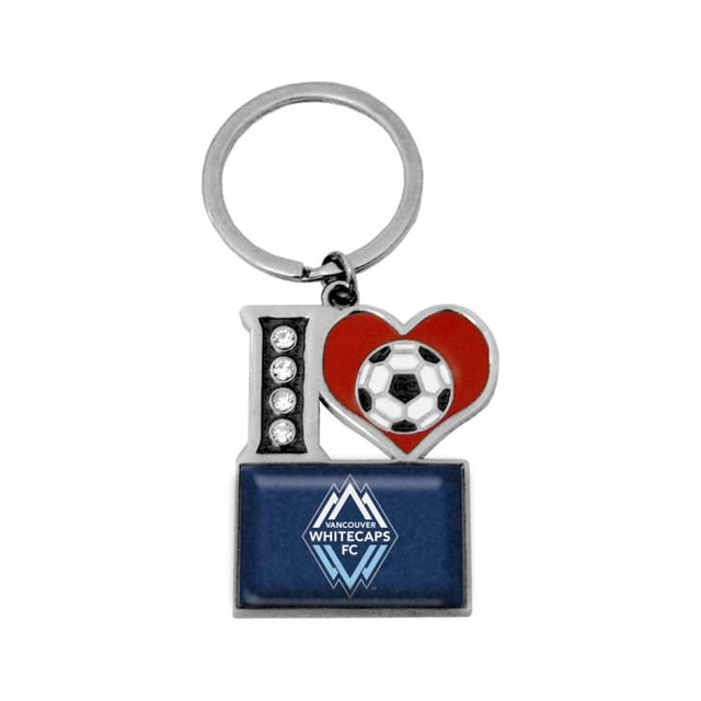 Llavero con la palabra I Heart del Vancouver Whitecaps FC