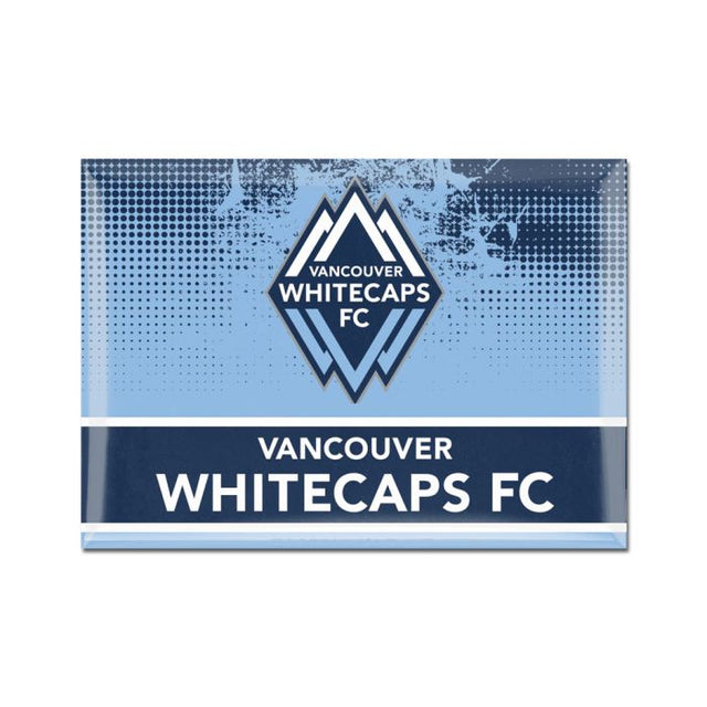 Imán metálico de Vancouver Whitecaps FC de 2,5" x 3,5"