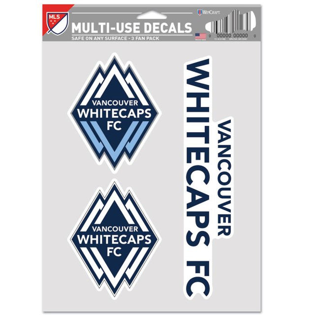 Paquete multiusos para 3 aficionados del Vancouver Whitecaps FC