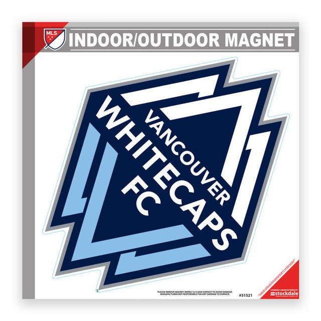 Imanes para exteriores de Vancouver Whitecaps FC de 6" x 6"