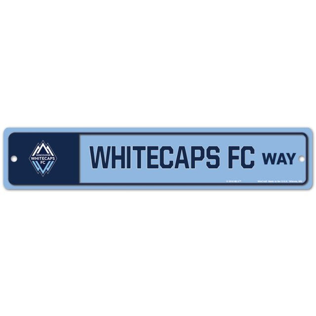 Letrero de calle o zona de Vancouver Whitecaps FC de 3,75" x 19"