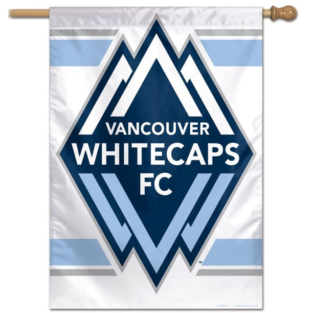 Bandera vertical del Vancouver Whitecaps FC de 28" x 40"