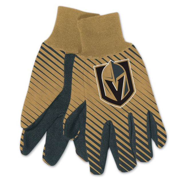 Guantes de dos tonos para adultos de Vegas Golden Knights