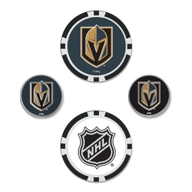 Juego de cuatro marcadores de bolas Vegas Golden Knights