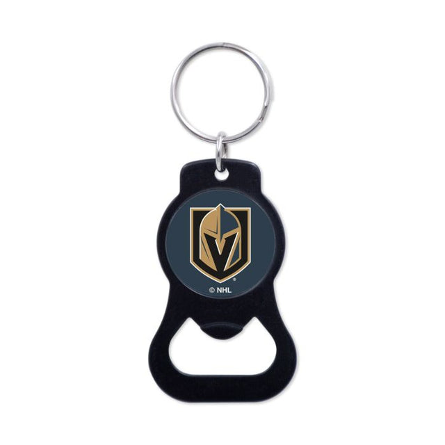 Vegas Golden Knights Black Bottle Opener Key Ring