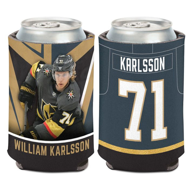 Enfriador de latas Vegas Golden Knights de 12 onzas William Karlsson