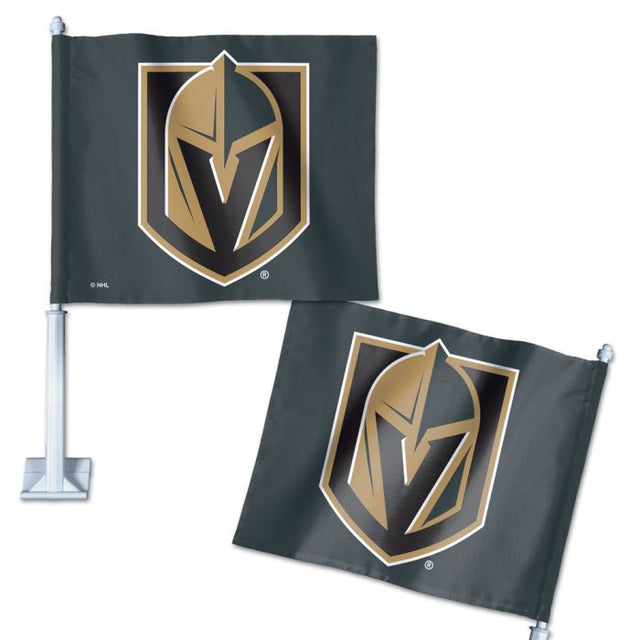 Bandera para auto de los Vegas Golden Knights, 11,75" x 14"