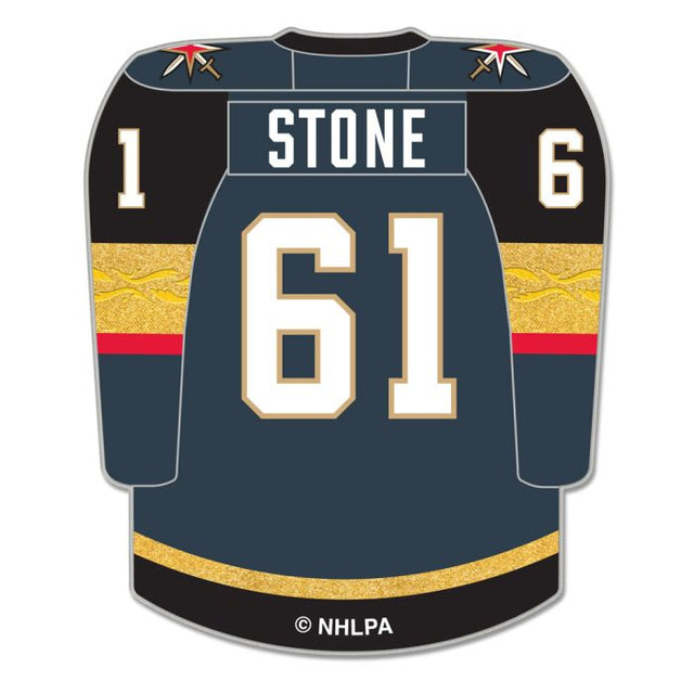 Tarjeta de joyería con pin de colección de los Vegas Golden Knights, Mark Stone