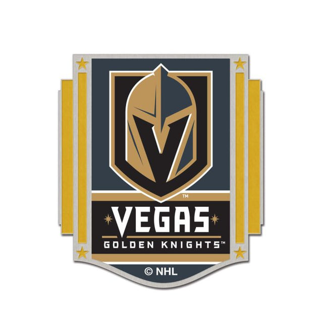 Tarjeta de joyería con pin de colección de Vegas Golden Knights