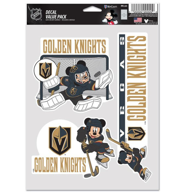 Paquete multiusos para 3 fanáticos de Vegas Golden Knights / Disney