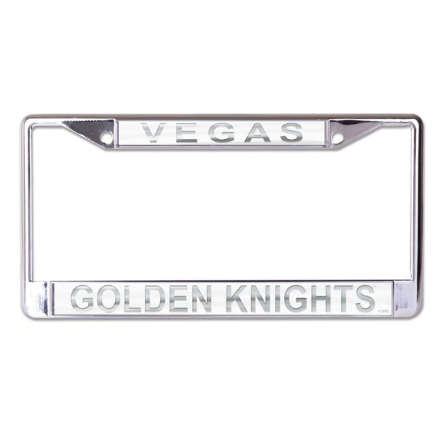 Vegas Golden Knights FROST Lic Plt Frame S/L Printed