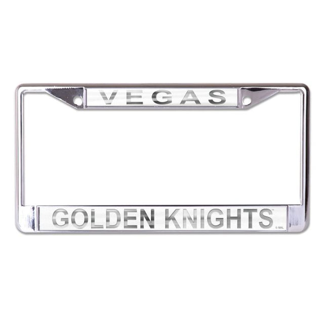 Vegas Golden Knights FROST Lic Plt Frame S/L Printed