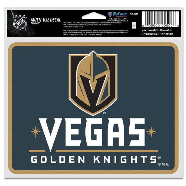 Calcomanías para fanáticos de los Vegas Golden Knights de 5" x 6"