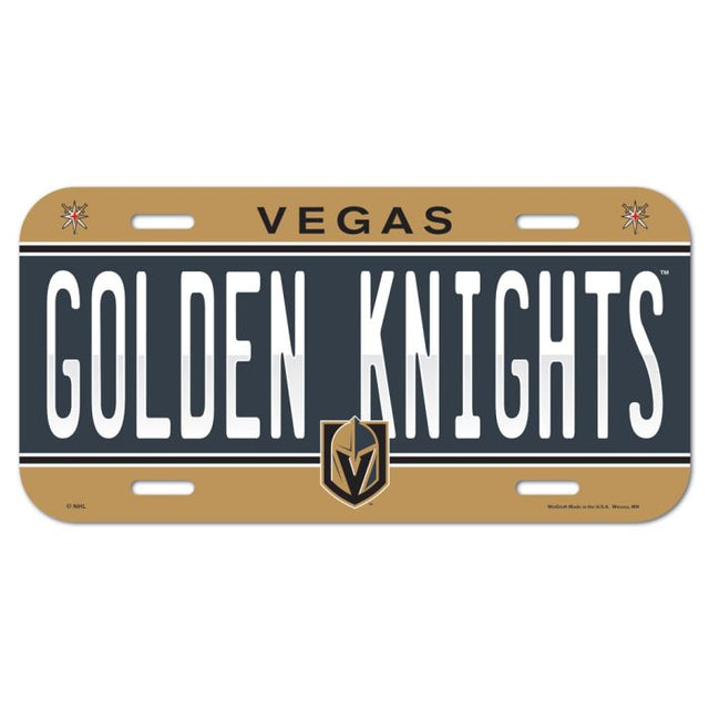 Vegas Golden Knights License Plate