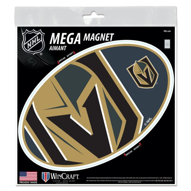 Imanes para exteriores MEGA de Vegas Golden Knights de 6" x 6"