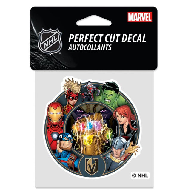 Vegas Golden Knights / Marvel Avengers Perfect Cut Color Decal 4" x 4"