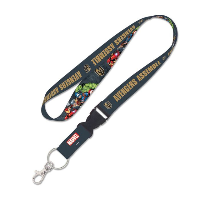 Vegas Golden Knights / Marvel (C) 2021 Marvel Lanyard w/detachable buckle 1"