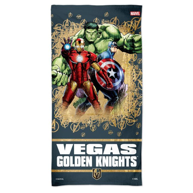 Vegas Golden Knights / Marvel (C) 2021 Marvel Spectra Beach Towel 30" x 60"