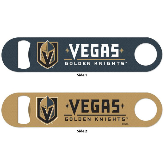 Abridor de botellas de metal de dos caras de Vegas Golden Knights