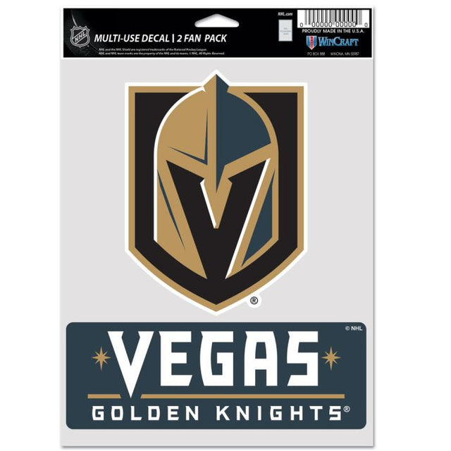 Vegas Golden Knights Multi Use 2 Fan Pack