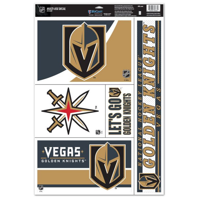 Calcomanía multiusos de Vegas Golden Knights, 11" x 17"