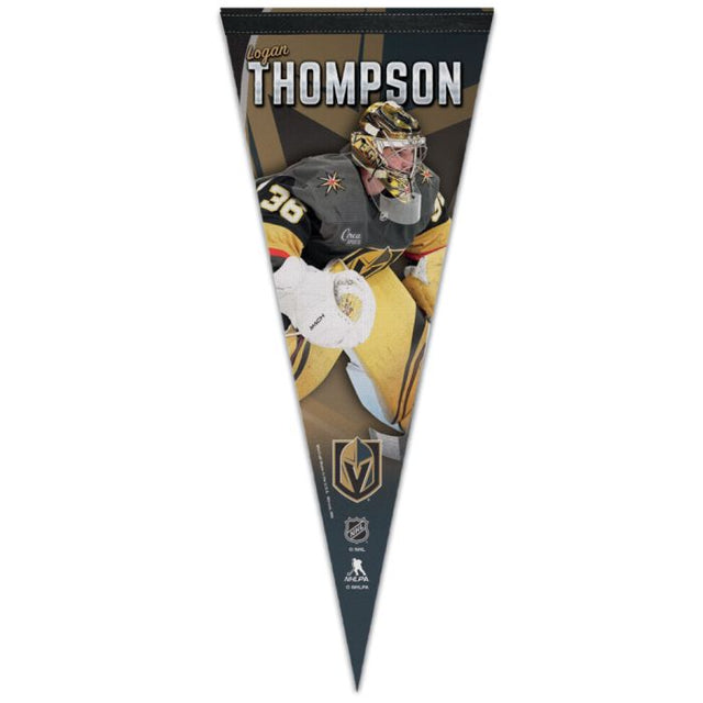 Vegas Golden Knights Premium Pennant 12" x 30" Logan Thompson