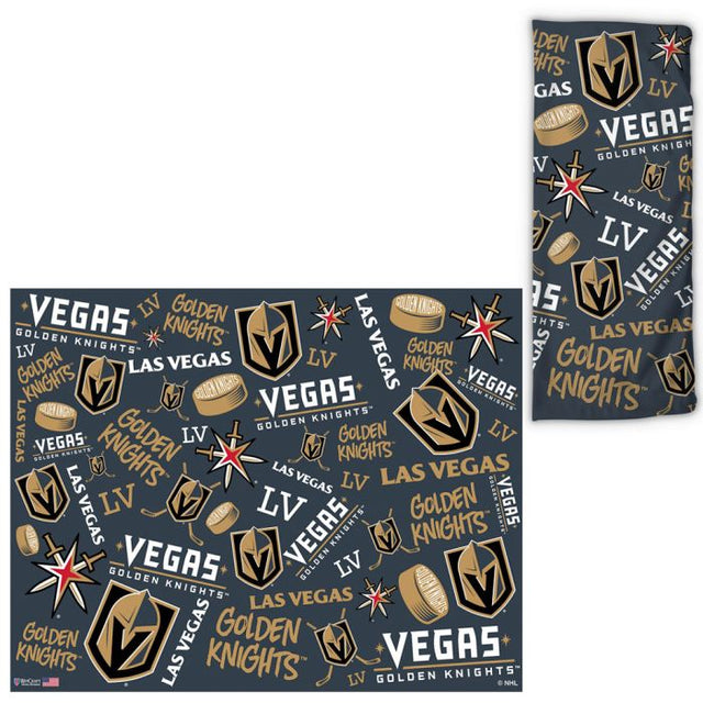 Vegas Golden Knights Scatter Print Fan Wraps