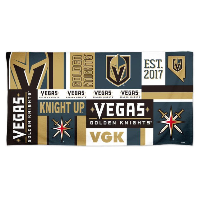 Vegas Golden Knights Spectra Beach Towel 30" x 60"