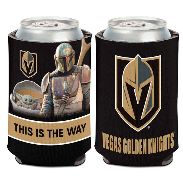 Vegas Golden Knights / Star Wars mandalorian Can Cooler 12 oz.