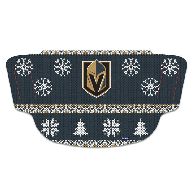 Máscaras faciales de fanáticos de los Vegas Golden Knights / Ugly Sweater