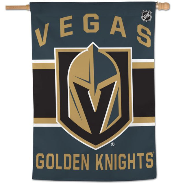 Bandera vertical de los Vegas Golden Knights de 28" x 40"