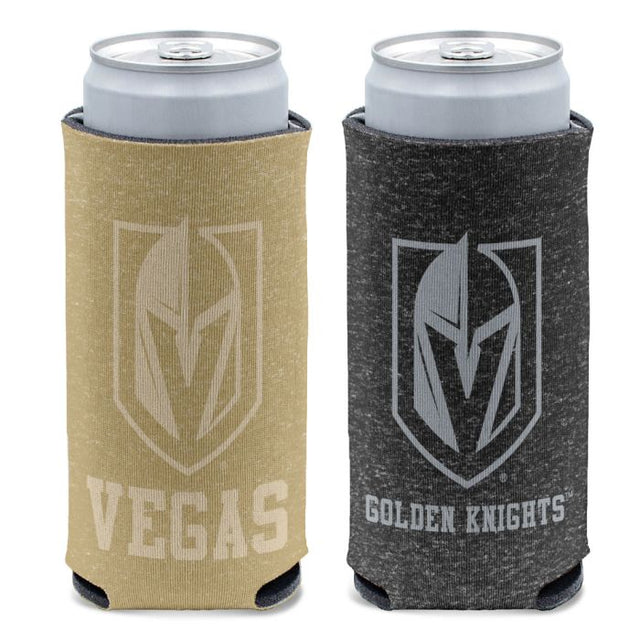 Enfriador de latas delgado de 12 oz de color jaspeado de Vegas Golden Knights