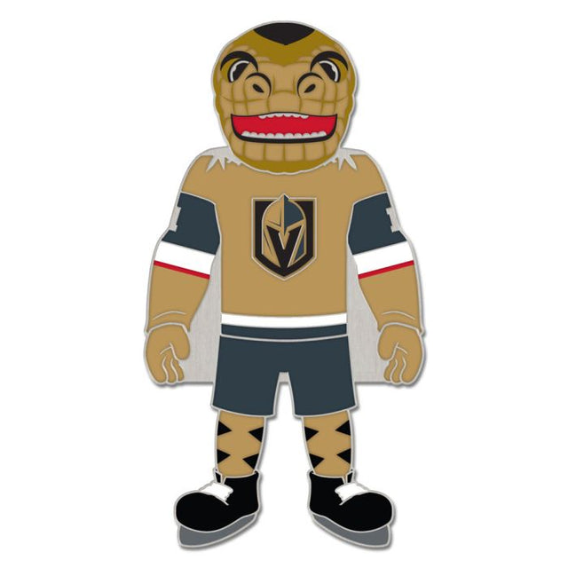 Tarjeta de joyería con pin esmaltado de colección de la mascota de los Vegas Golden Knights