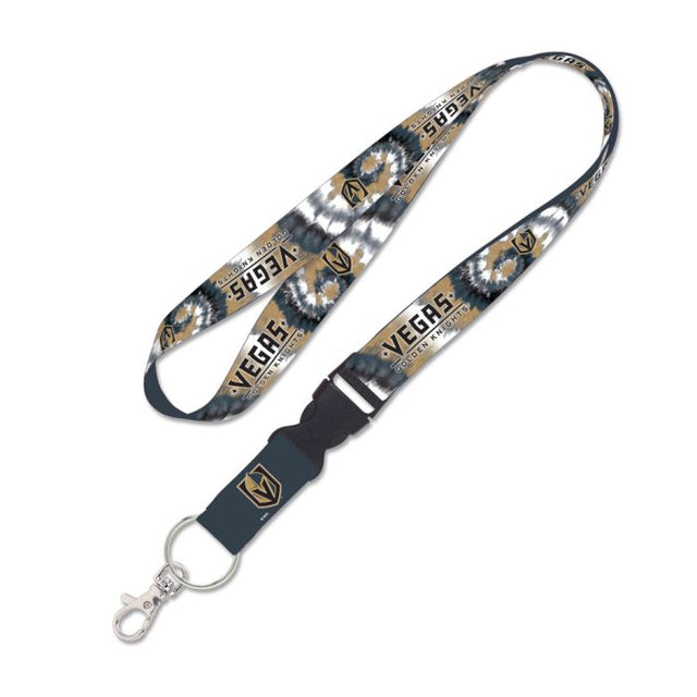 Vegas Golden Knights tie dye Lanyard w/detachable buckle 1"