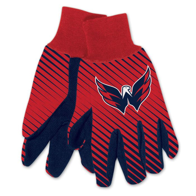 Guantes de dos tonos para adultos de Washington Capitals