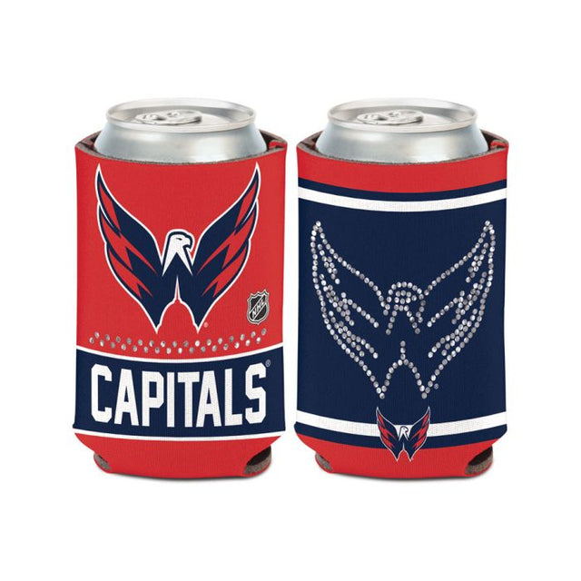 Enfriador de lata Bling de Washington Capitals de 12 oz.