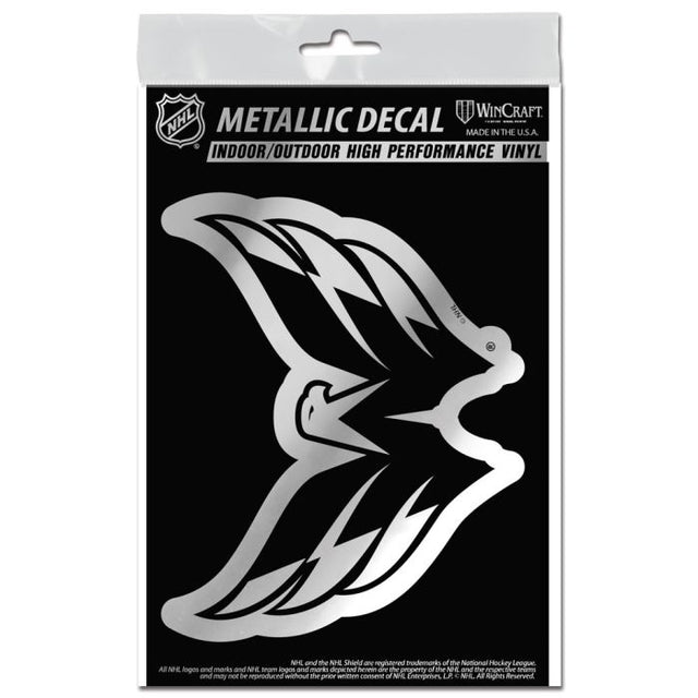 Washington Capitals Decal Metallic 3" x 5"