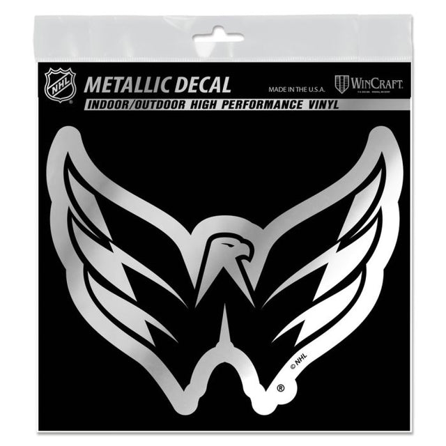 Washington Capitals Decal Metallic 6" x 6"