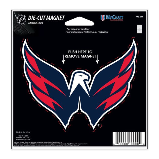 Washington Capitals Die Cut Magnet 4.5" x 6"