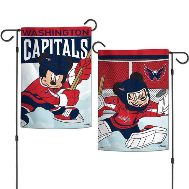 Washington Capitals / Disney Garden Flags 2 sided 12.5" x 18"