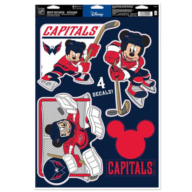 Washington Capitals / Disney disney Multi-Use Decal 11" x 17"