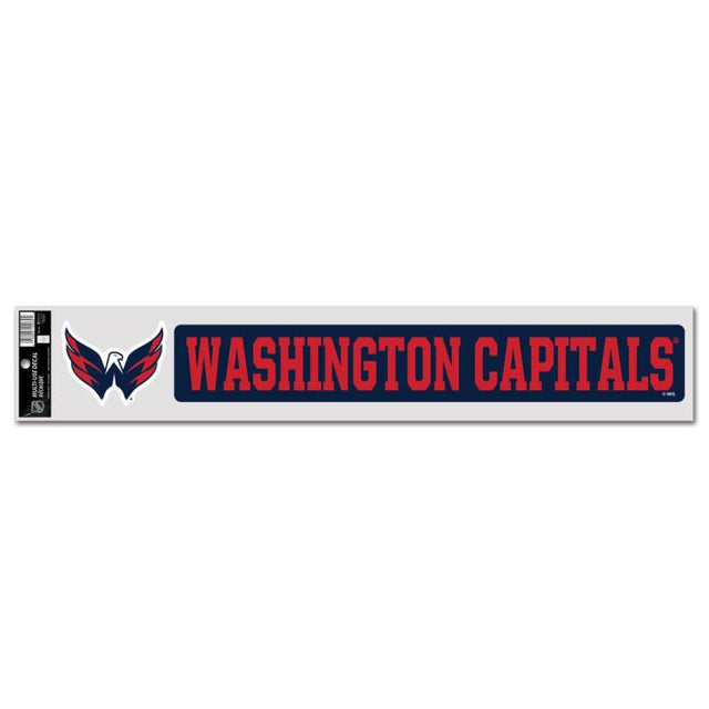 Calcomanías para fanáticos de Washington Capitals de 3" x 17"