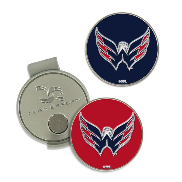 Clip para gorra y marcadores de Washington Capitals